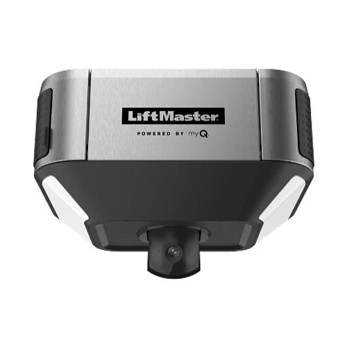 Technician conducting maintenance on a garage door opener to ensure optimal performance and safety.